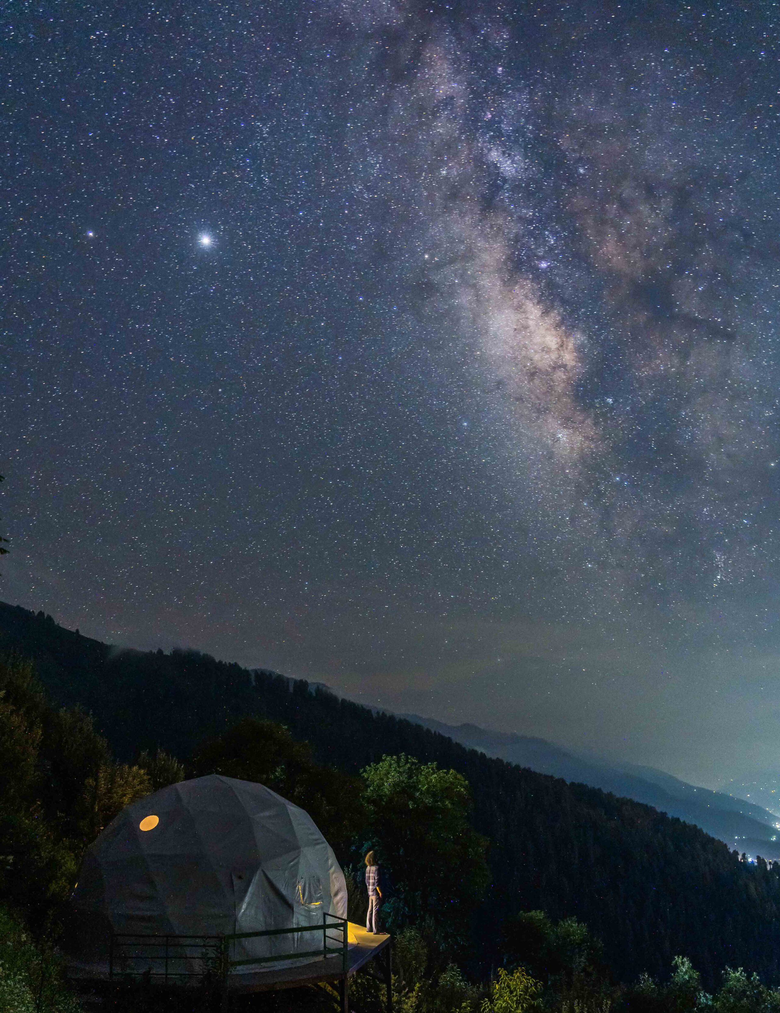 Geodesic Dome Milky Way GlampEco